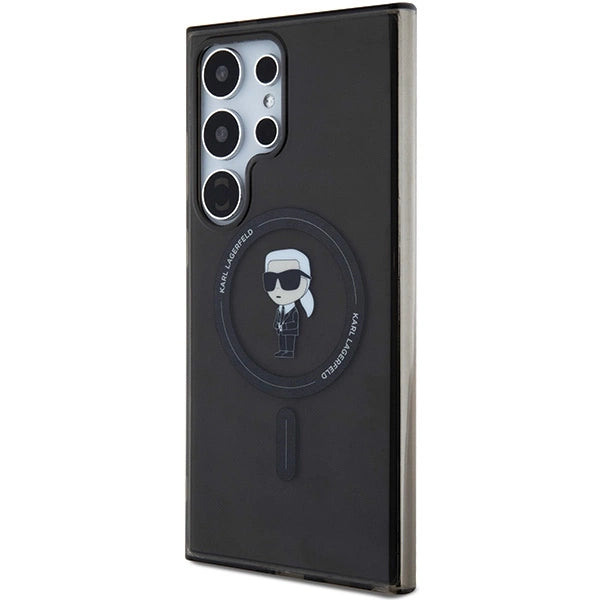 Karl Lagerfeld IML Ikonik MagSafe Case for Samsung Galaxy S24 Ultra - Black_1