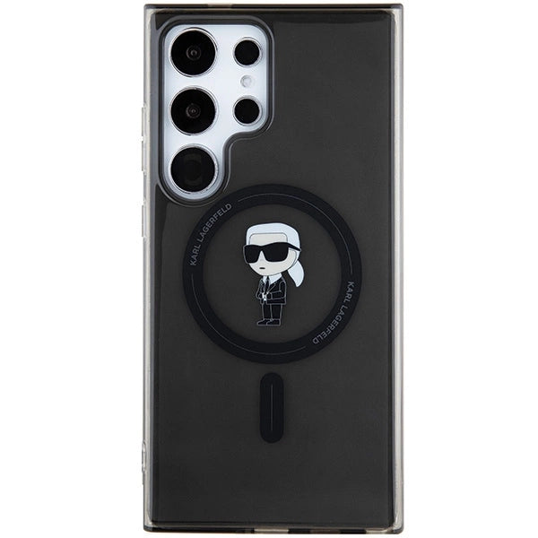 Karl Lagerfeld IML Ikonik MagSafe Case for Samsung Galaxy S24 Ultra - Black_2