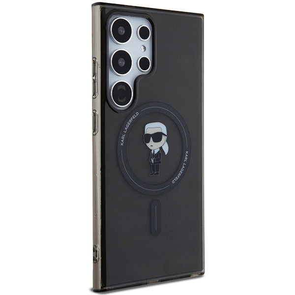 Karl Lagerfeld IML Ikonik MagSafe Case for Samsung Galaxy S24 Ultra - Black_3