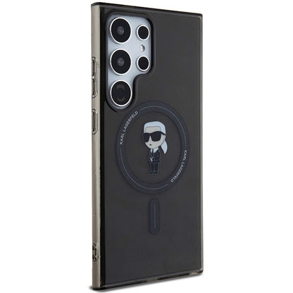 Karl Lagerfeld IML Ikonik MagSafe Case for Samsung Galaxy S24 Ultra - Black_3