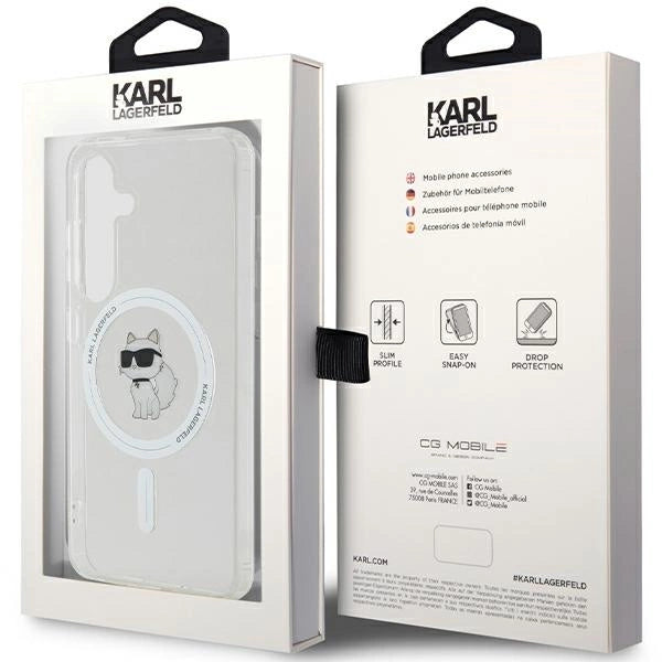 Karl Lagerfeld IML Choupette MagSafe case for Samsung Galaxy S24 - transparent_7
