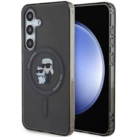Karl Lagerfeld IML Karl&amp;Choupette MagSafe case for Samsung Galaxy S24 - black_0
