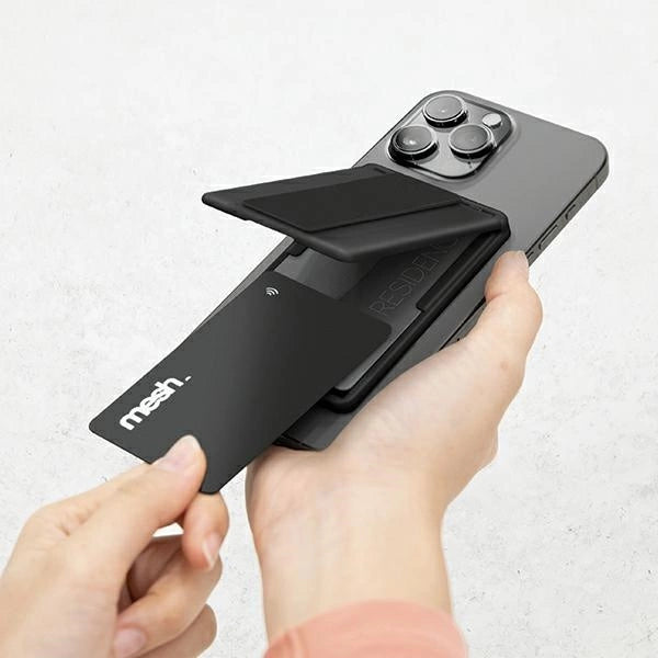 Uniq Heldro ID magnetic wallet with support and band - black_3