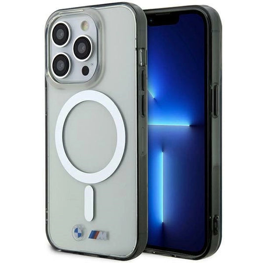 BMW Silver Ring MagSafe case for iPhone 15 Pro Max - transparent_0