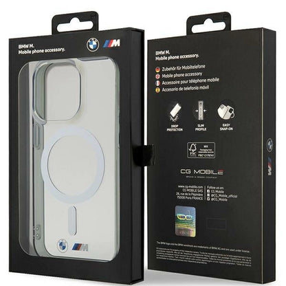 BMW Silver Ring MagSafe case for iPhone 15 Pro Max - transparent_7
