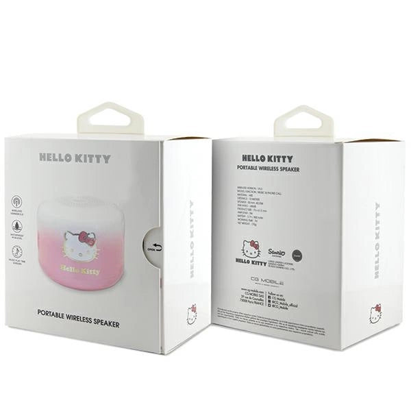 Hello Kitty Electroplate Gradient Bluetooth speaker - pink_3