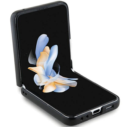 Hello Kitty Metal Logo Kitty Head case for Samsung Galaxy Z Flip 5 - black_3