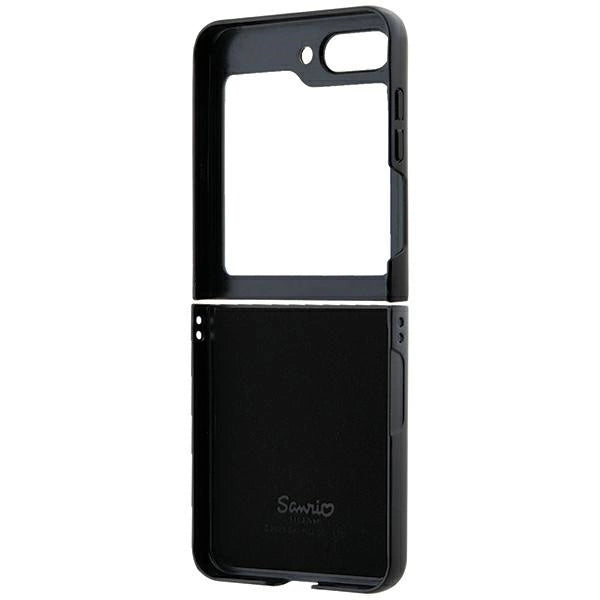 Hello Kitty Metal Logo Kitty Head case for Samsung Galaxy Z Flip 5 - black_6