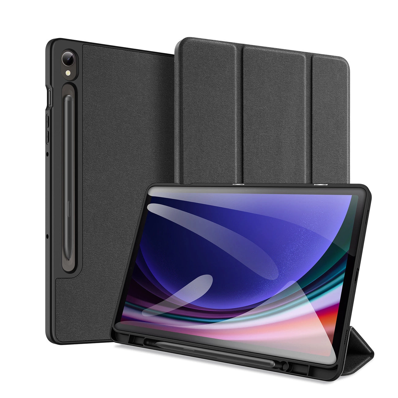 Dux Ducis Domo flip and smart sleep case for Samsung Galaxy Tab S9 - black_0