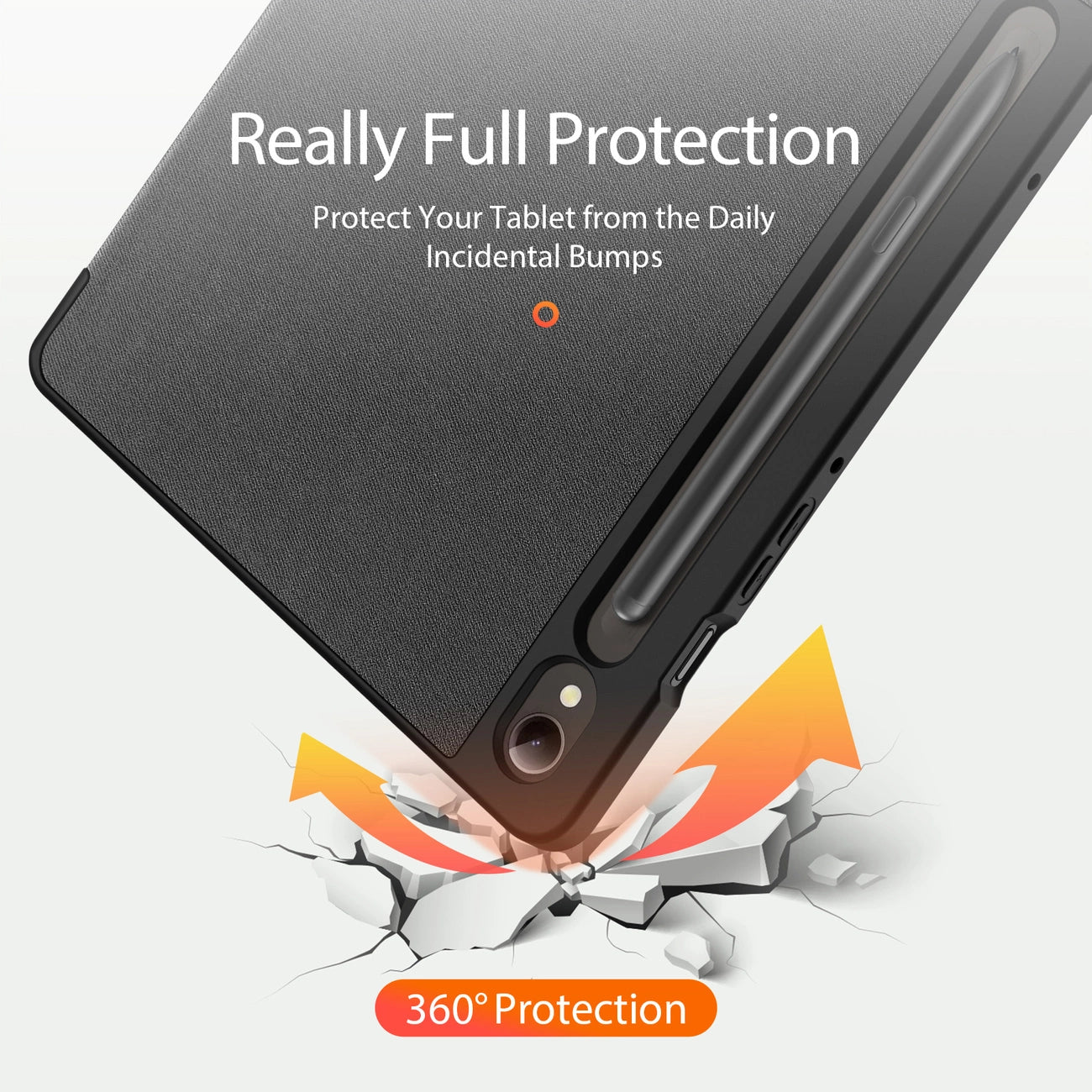 Dux Ducis Domo flip and smart sleep case for Samsung Galaxy Tab S9 - black_9