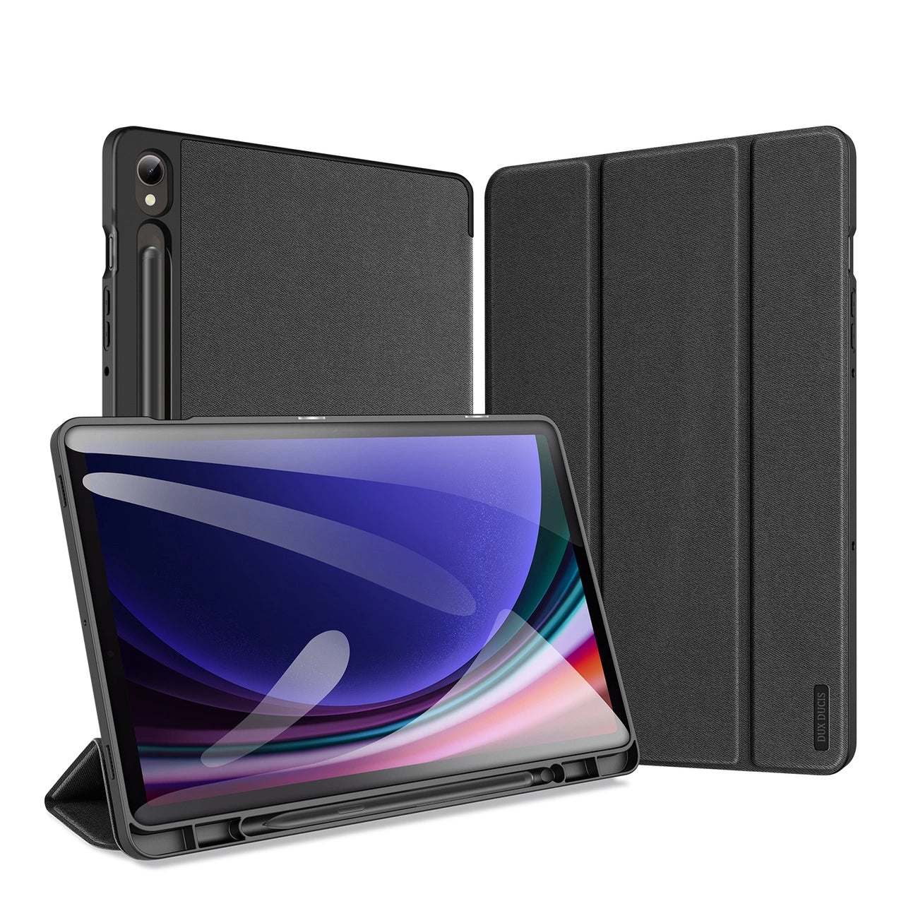 Dux Ducis Domo flip and smart sleep case for Samsung Galaxy Tab S9 - black_1