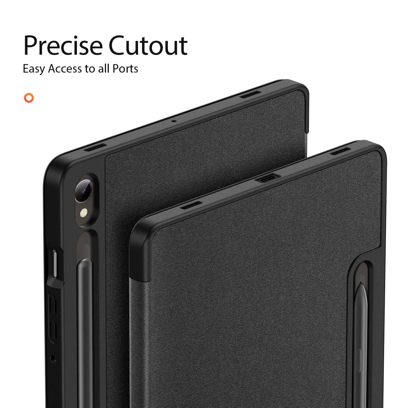 Dux Ducis Domo flip and smart sleep case for Samsung Galaxy Tab S9 - black_5