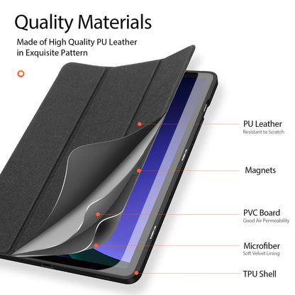 Dux Ducis Domo flip and smart sleep case for Samsung Galaxy Tab S9 - black_6