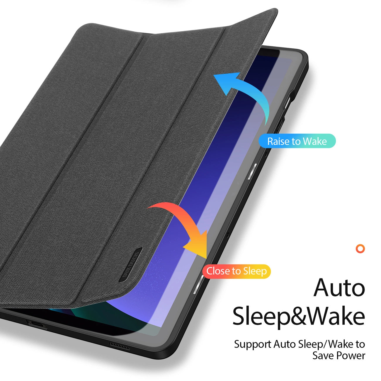 Dux Ducis Domo flip and smart sleep case for Samsung Galaxy Tab S9 - black_7