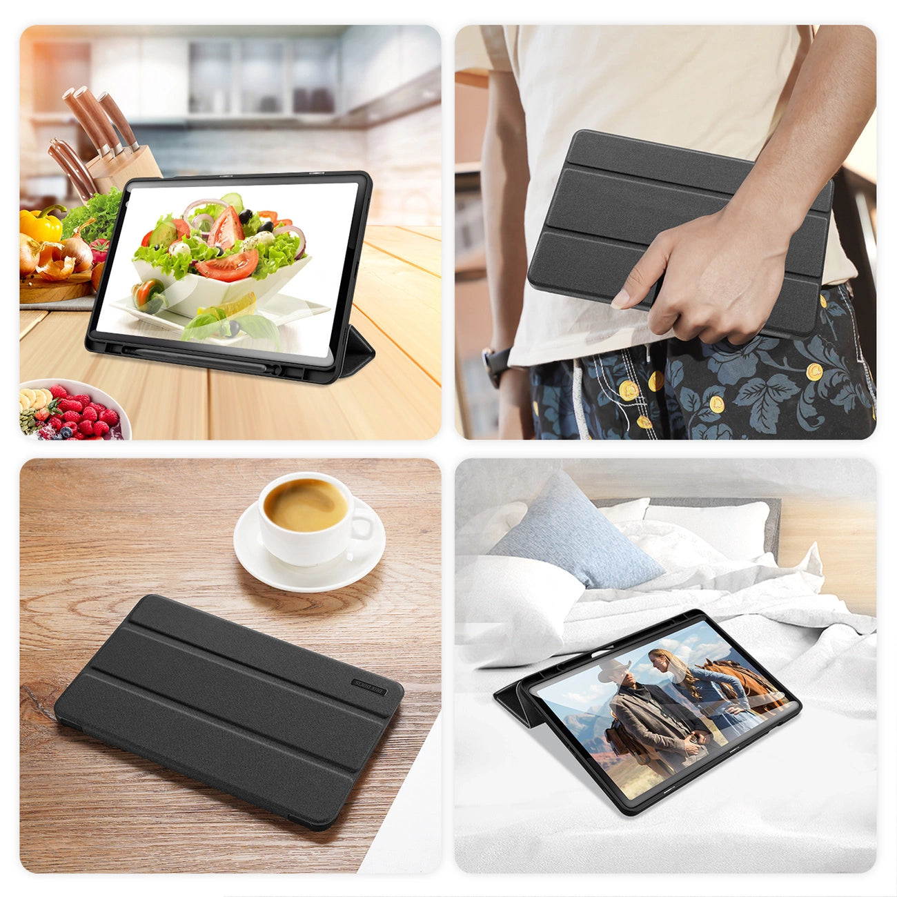 Dux Ducis Domo flip and smart sleep case for Samsung Galaxy Tab S9 - black_8