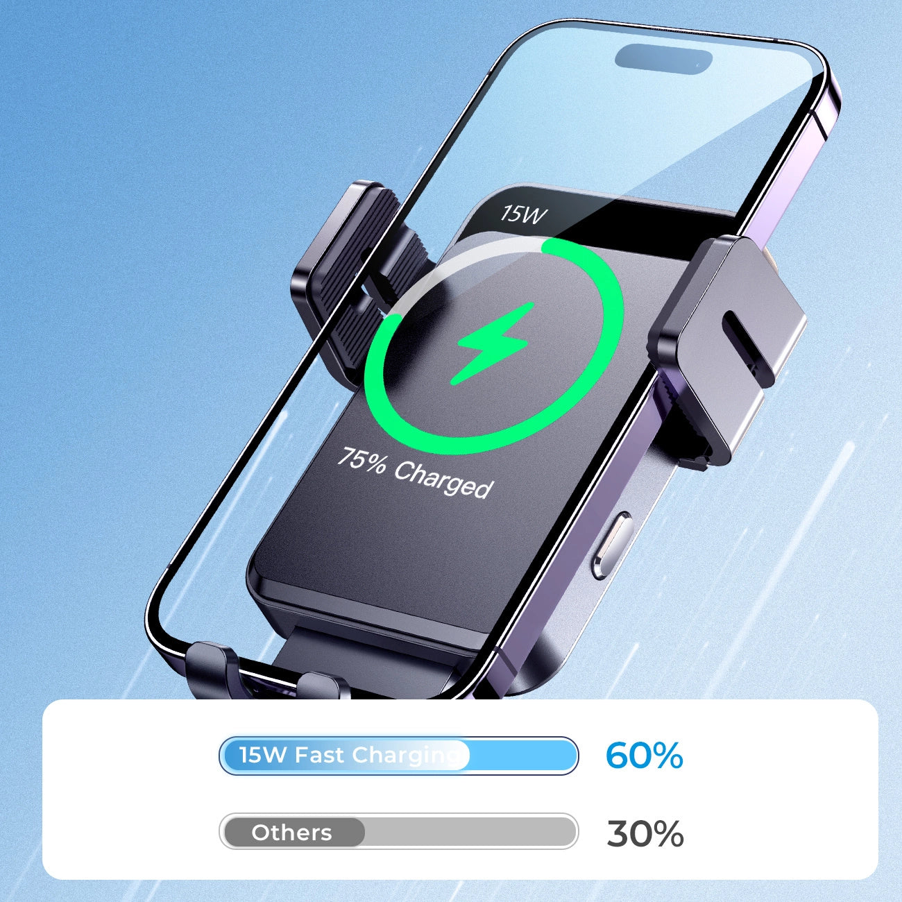 Joyroom JR-ZS219 Car Holders SET with Qi Inductive Charger (Black)_8