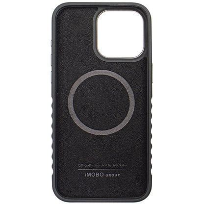 Audi Genuine Leather case with MagSafe for iPhone 14 Pro Max - black and red_5