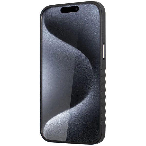 Audi Genuine Leather case with MagSafe for iPhone 15 Pro - black and red_4