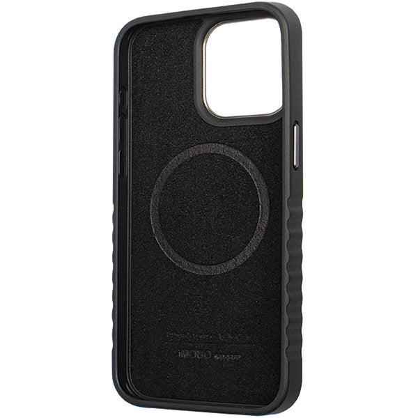 Audi Genuine Leather case with MagSafe for iPhone 15 Pro - black and red_8