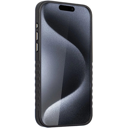 Audi Genuine Leather case with MagSafe for iPhone 15 Pro Max - black and red_2