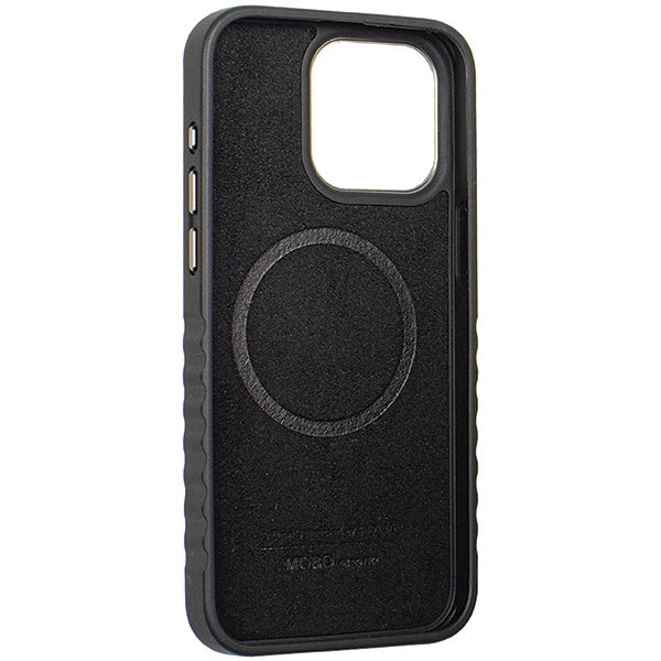 Audi Genuine Leather case with MagSafe for iPhone 15 Pro Max - black and red_6