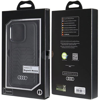 Audi Synthetic Leather case with MagSafe for iPhone 13 Pro / 13 - black_6