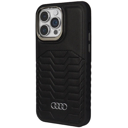 Audi Synthetic Leather case with MagSafe for iPhone 14 Pro Max - black_1