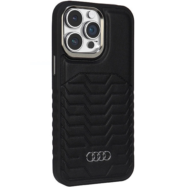 Audi Synthetic Leather case with MagSafe for iPhone 14 Pro Max - black_5