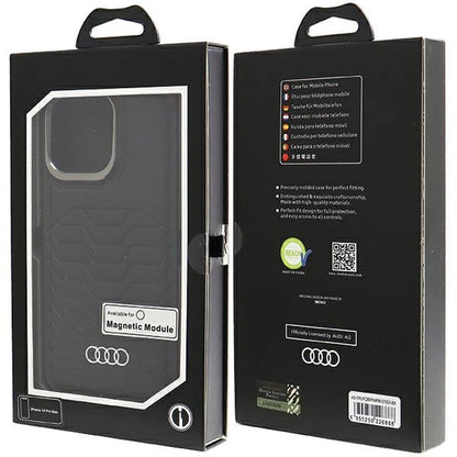 Audi Synthetic Leather case with MagSafe for iPhone 14 Pro Max - black_6