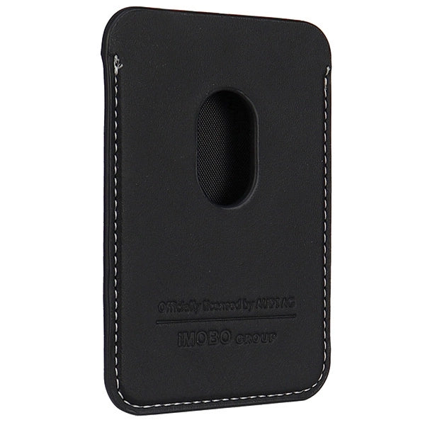 Audi Synthetic Leather magnetic wallet compatible with MagSafe - black_2