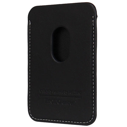 Audi Synthetic Leather magnetic wallet compatible with MagSafe - black_4