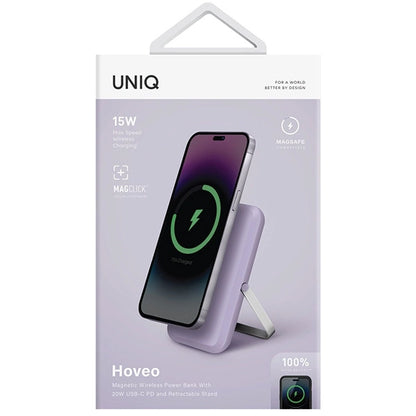 Powerbank Uniq Hoveo magnetic 5000mAh USB-C 20W PD - purple_6
