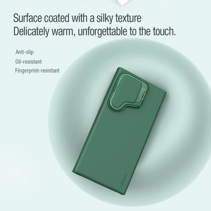 Nillkin CamShield Silky Prop Silicone Case for Samsung Galaxy S24 Ultra - black_10