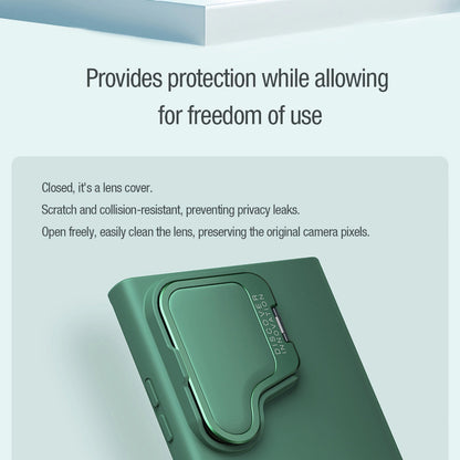 Nillkin CamShield Silky Prop Silicone Case for Samsung Galaxy S24 Ultra - black_7