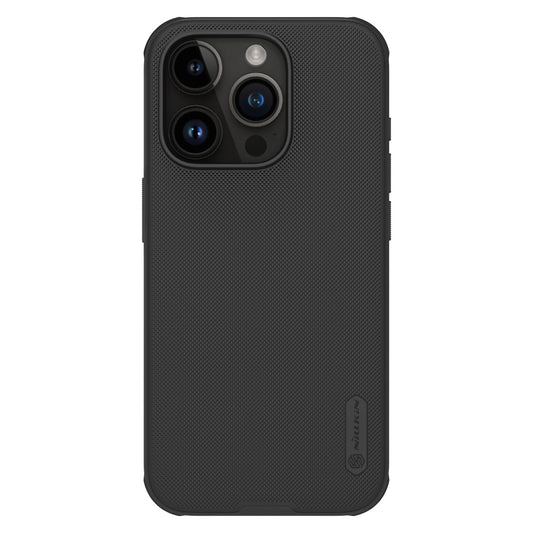 Nillkin Super Frosted Shield Pro Magnetic Case for iPhone 15 Pro Max - black_0
