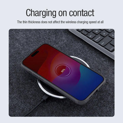 Nillkin Super Frosted Shield Pro Magnetic Case for iPhone 15 Pro Max - black_9
