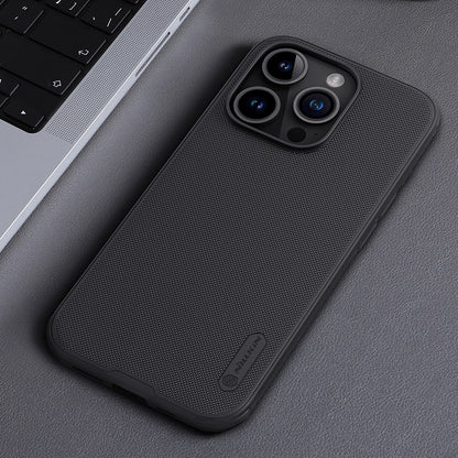 Nillkin Super Frosted Shield Pro Magnetic Case for iPhone 15 Pro Max - black_12