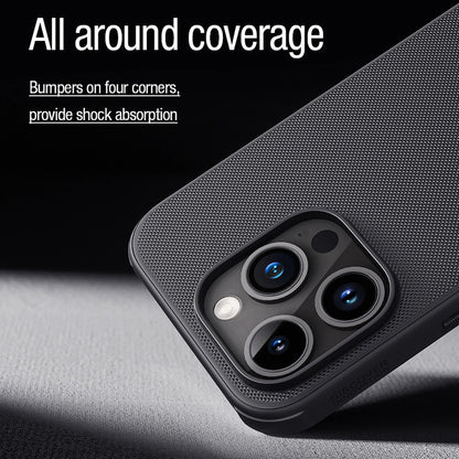 Nillkin Super Frosted Shield Pro Magnetic Case for iPhone 15 Pro Max - black_14