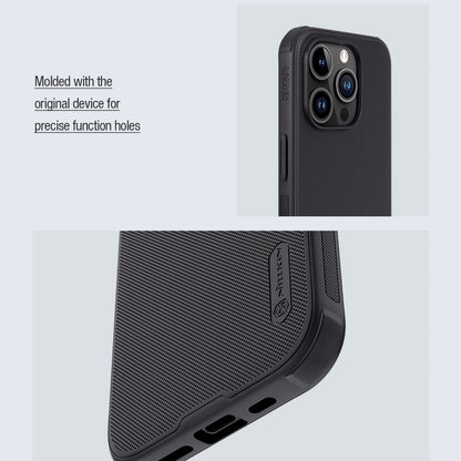 Nillkin Super Frosted Shield Pro Magnetic Case for iPhone 15 Pro Max - black_15
