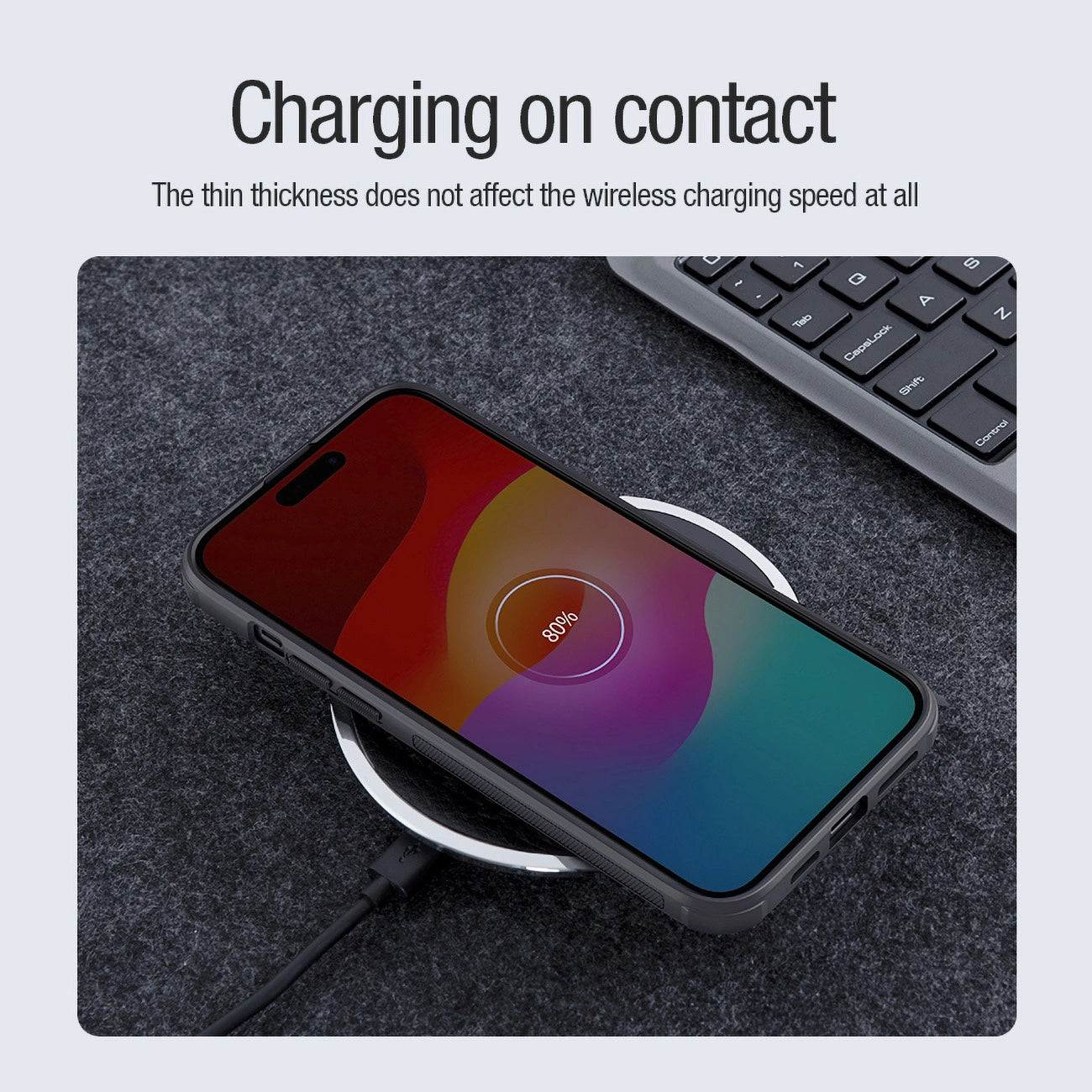 Nillkin Super Frosted Shield Pro Magnetic Case for iPhone 15 - black_9