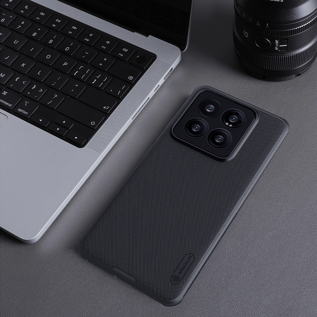 Nillkin Super Frosted Shield Pro Magnetic Case for Xiaomi 14 Pro - black_12