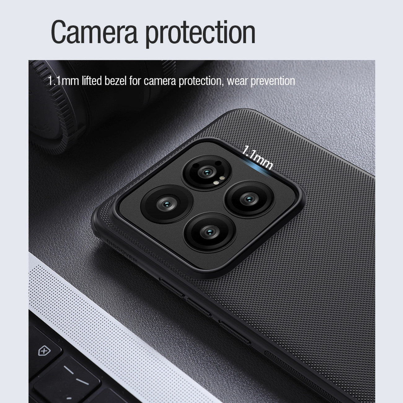 Nillkin Super Frosted Shield Pro Magnetic Case for Xiaomi 14 Pro - black_13