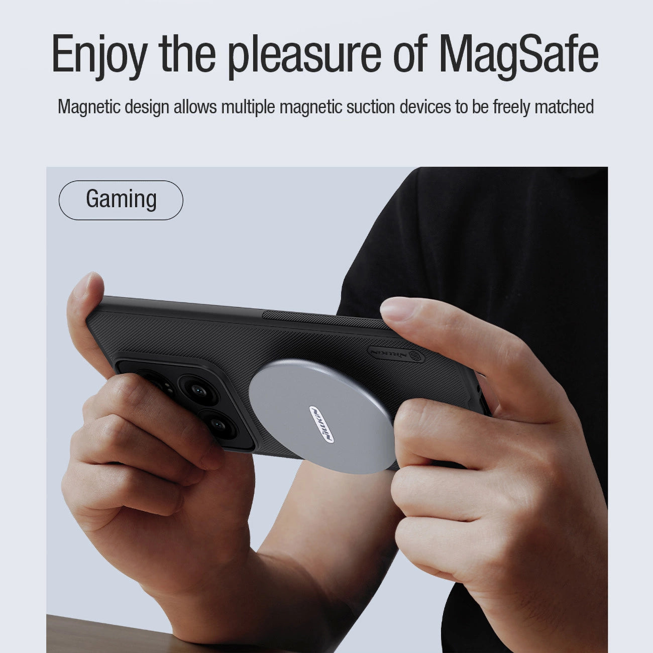 Nillkin Super Frosted Shield Pro Magnetic Case for Xiaomi 14 Pro - black_7