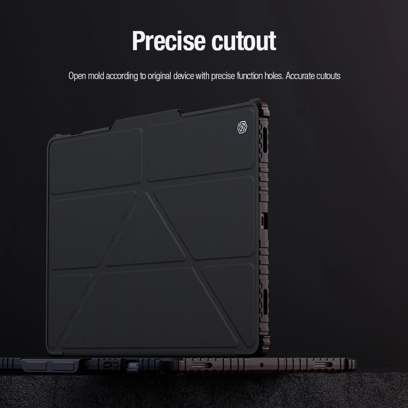 Nillkin Bumper Leather Case Pro case for Samsung Galaxy Tab S9+ - black_21