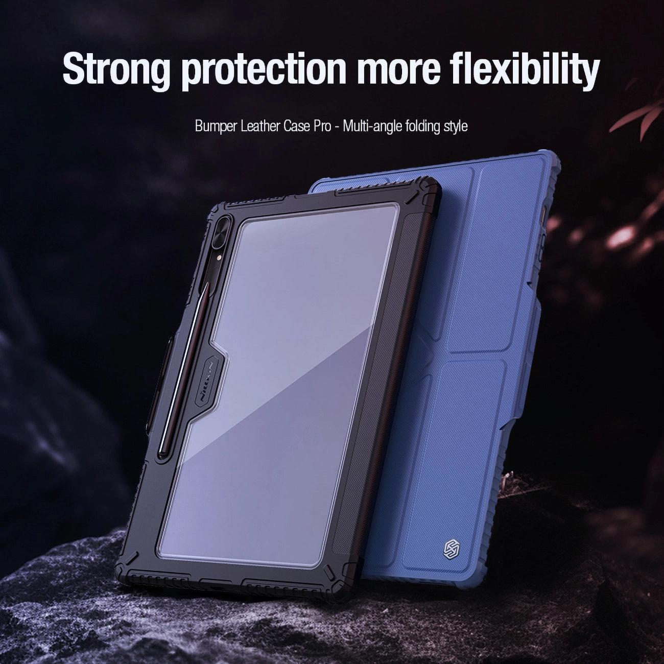 Nillkin Bumper Leather Case Pro case for Samsung Galaxy Tab S9+ - black_5