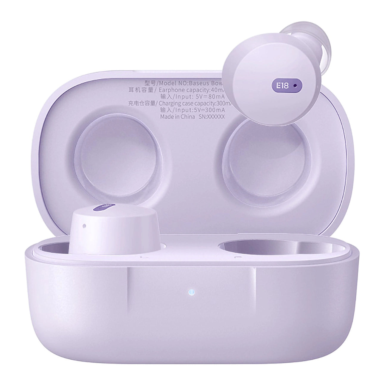 Baseus Bowie E18 Wireless TWS ENC IPX4 Earphones - Purple_0