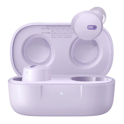 Baseus Bowie E18 Wireless TWS ENC IPX4 Earphones - Purple_0