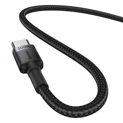 Baseus Cafule USB-C / USB-C cable 100W 1 m - red-black and black-gray (2 pcs.)_6