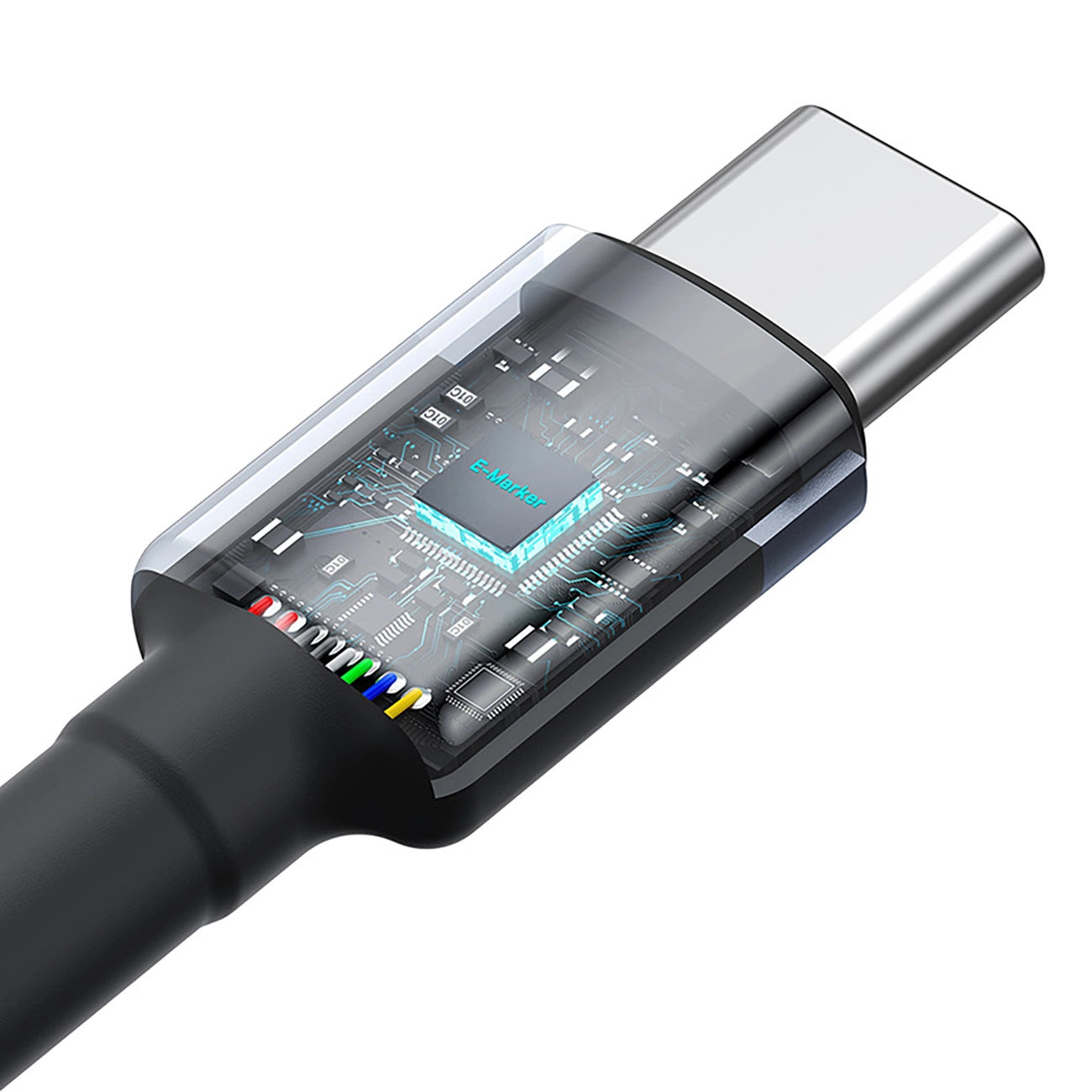 Baseus Cafule USB-C / USB-C cable 100W 1 m - red-black and black-gray (2 pcs.)_10