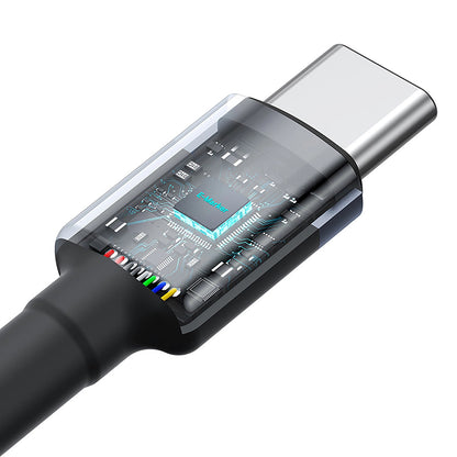 Baseus Cafule USB-C / USB-C cable 100W 1 m - red-black and black-gray (2 pcs.)_10